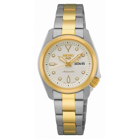 Montre Femme Seiko S5S SRE004K1 - Mouvement automatique - Boitier et bracelet acier inoxydable et doré