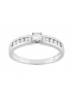 Bague diamant 0.07 ct