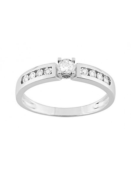 Bague diamant 0.07 ct