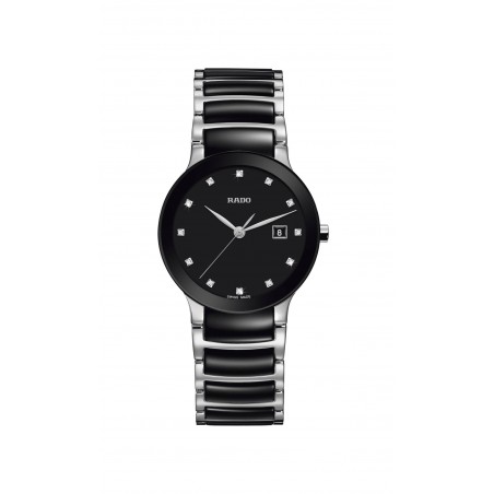 Montre Femme RADO Centrix Diamonds Quartz Noire - R30935752