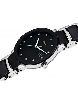 Montre Femme Rado Centrix Diamonds Quartz noire - R30935752