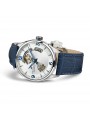 Montre Homme HAMILTON Jazzmaster Coeur Ouvert Brac cuir bleu, cad argenté - H32705651