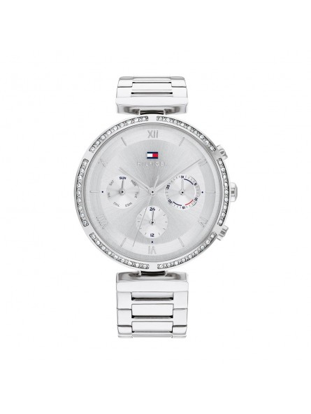 Montre Tommy Hilfiger Luna Femme - Boitier acier argenté - Bracelet acier argenté