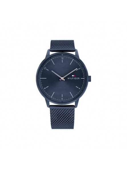 Montre Tommy Hilfiger Hendrix Homme - Boitier acier Bleu - Bracelet acier Bleu