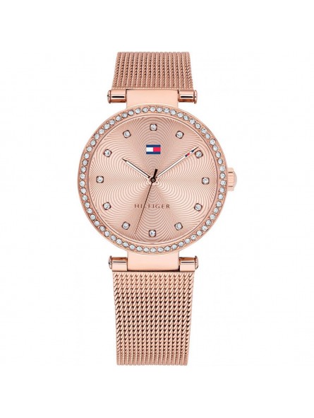 Montre Tommy Hilfiger Lynn Femme - Boitier acier Doré Rose - Bracelet acier Doré Rose