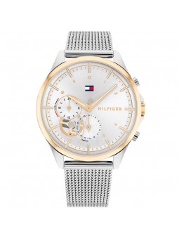 Montre Tommy Hilfiger Quinn Femme - Boitier acier argenté - Bracelet acier argenté