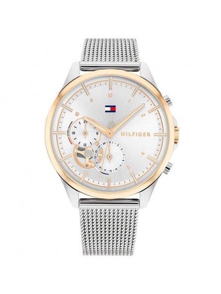 Montre Tommy Hilfiger Quinn Femme - Boitier acier argenté - Bracelet acier argenté