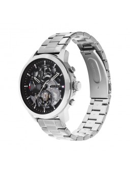 Montre Tommy Hilfiger Henry Homme - Boîtier acier argenté - Bracelet acier argenté