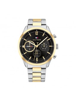Montre Tommy Hilfiger Matthew Homme - Boîtier acier argenté - Bracelet acier argenté et Doré