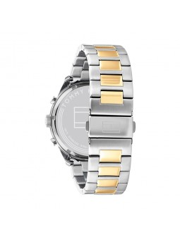 Montre Tommy Hilfiger Matthew Homme - Boîtier acier argenté - Bracelet acier argenté et Doré