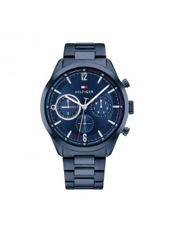 Montre Tommy Hilfiger Matthew Homme - Boîtier acier Bleu  - Bracelet acier Bleu