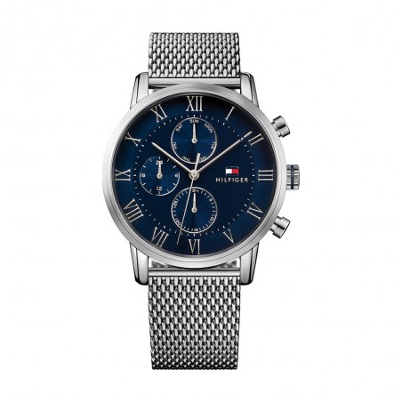 Montre Tommy Hilfiger Kane Homme - Boitier acier argenté - Bracelet acier argenté