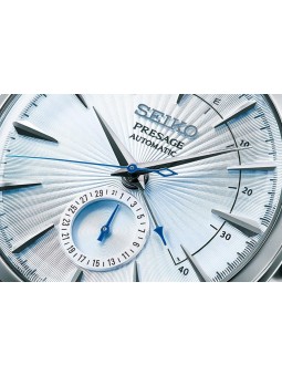 Montre Homme SEIKO Présage Cocktail Cuir Verni Noir - SSA343J1