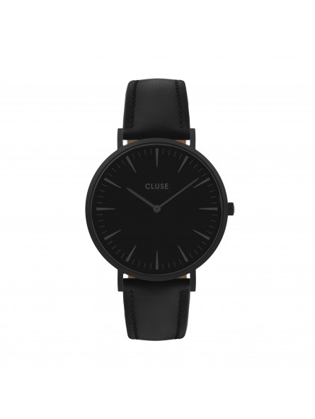 Montre Femme Cluse, style minimaliste au cadran rond noir CW0101201018