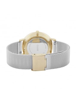 Montre Femme Cluse boho chic cadran noir, Bracelet jaune doré - CW0101201014