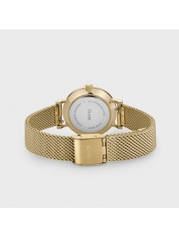 Montre Femme Cluse Boho Chic Petite Mesh, Gold, White, Gold blanc CW0101211001
