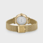 Montre Femme Cluse Boho Chic Petite Mesh, Gold, White, Gold blanc CW0101211001 Montre Femme Cluse Boho Chic Petite Mesh, Gold, White, Gold blanc CW0101211001