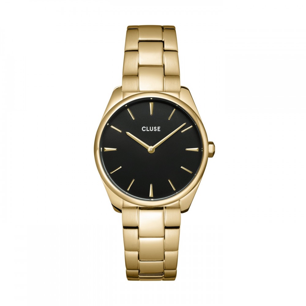 Montre Femme Cluse Féroce Petite Steel Black, Gold Colour noir CW11208