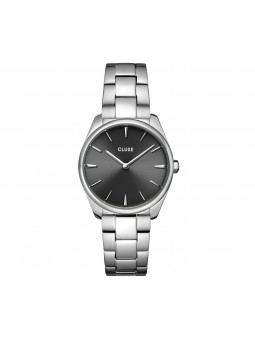 Montre Femme Cluse Féroce Petite Steel Dark Grey, Silver Colour noir CW11202