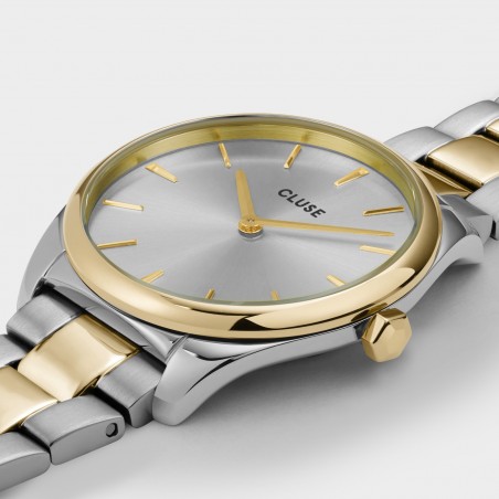 Montre Femme Cluse Féroce Petite Steel Silver, Silver , Gold Colour gris CW11207