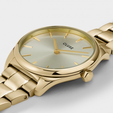Montre Femme Cluse Féroce Petite Steel, Full Gold doré CW11212