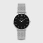 Montre Femme Cluse style minimaliste au cadran Rond noir CW0101203005 Montre Femme Cluse style minimaliste au cadran Rond noir CW0101203005