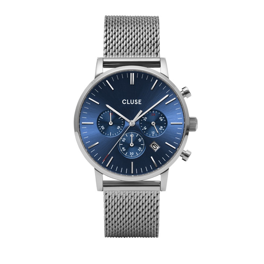 Montre hotsell argentée homme