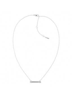 Collier Calvin Klein, collection Sculptural Elongated Linear, bijou acier référence 35000013