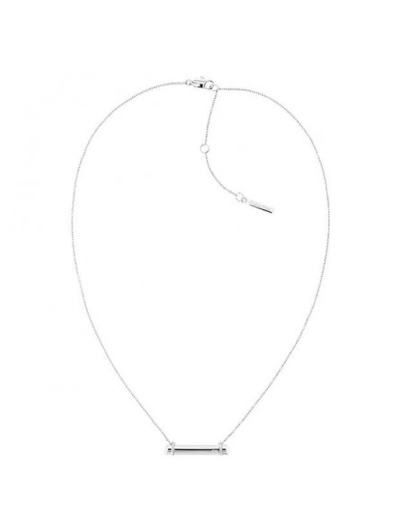 Collier Calvin Klein, collection Sculptural Elongated Linear, bijou acier référence 35000013