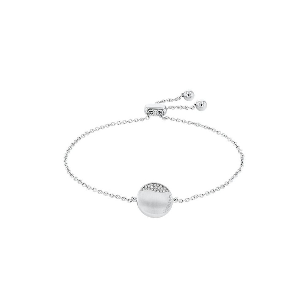 Bracelet Calvin Klein, collection Timeless Minimal Circular, bijou acier référence 35000134