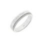 Bague Calvin Klein, collection Timeless Minimal Linear, bijou acier référence 35000200C