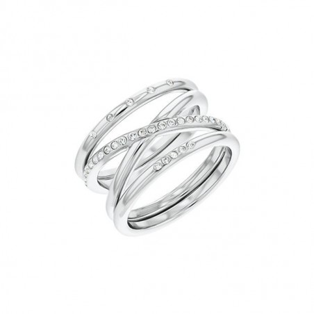 Bague Calvin Klein, collection Timeless Minimal Linear, bijou acier référence 35000203C