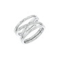 Bague Calvin Klein, collection Timeless Minimal Linear, bijou acier référence 35000203C