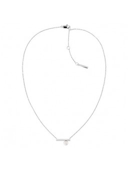 Collier Calvin Klein, collection Timeless Minimal Pearl, bijou acier référence 35000175