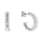 Boucles d'oreilles Calvin Klein, collection Contemporary Playful Repetition, bijou acier référence 35000031