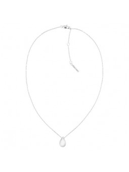 Collier Calvin Klein, collection Sculptural Sculptured Drops, bijou acier référence 35000083