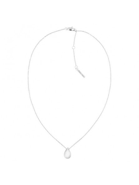 Collier Calvin Klein, collection Sculptural Sculptured Drops, bijou acier référence 35000083