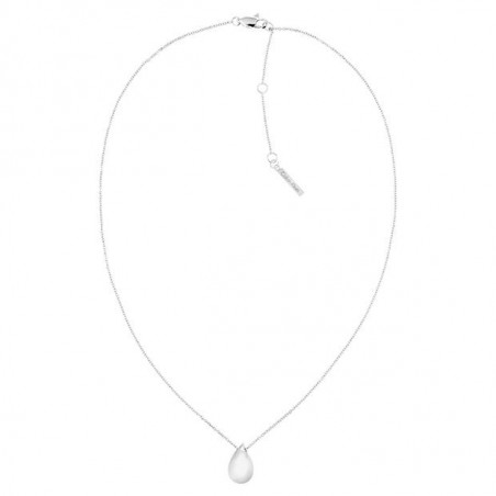 Collier Calvin Klein, collection Sculptural Sculptured Drops, bijou acier référence 35000083