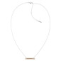 Collier Calvin Klein, collection Sculptural Elongated Linear, bijou acier référence 35000014