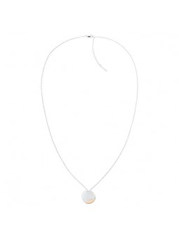 Collier Calvin Klein, collection Timeless Minimal Circular, bijou acier référence 35000148