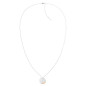 Collier Calvin Klein, collection Timeless Minimal Circular, bijou acier référence 35000148