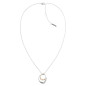 Collier Calvin Klein, collection Sculptural Warped Rings, bijou acier référence 35000008