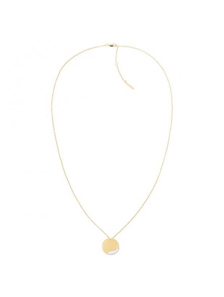 Collier Calvin Klein, collection Timeless Minimal Circular, bijou acier référence 35000149