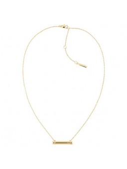 Collier Calvin Klein, collection Sculptural Elongated Linear, bijou acier référence 35000015