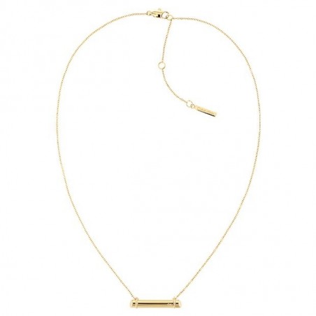 Collier Calvin Klein, collection Sculptural Elongated Linear, bijou acier référence 35000015