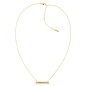 Collier Calvin Klein, collection Sculptural Elongated Linear, bijou acier référence 35000015