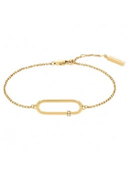 Bracelet Calvin Klein, collection Contemporary Elongated Oval, bijou acier référence 35000184