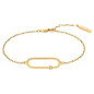 Bracelet Calvin Klein, collection Contemporary Elongated Oval, bijou acier référence 35000184