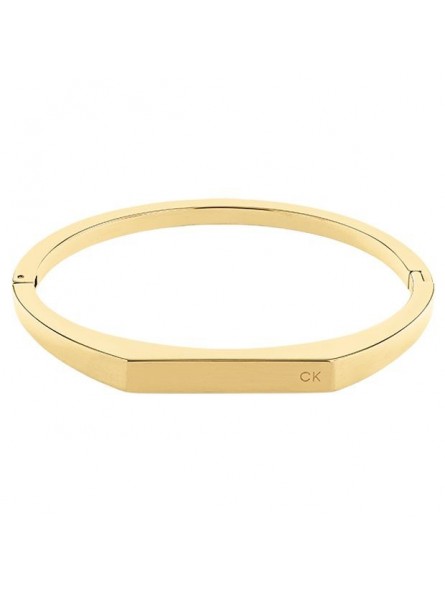 Bracelet Calvin Klein, collection Sculptural Faceted, bijou acier référence 35000046