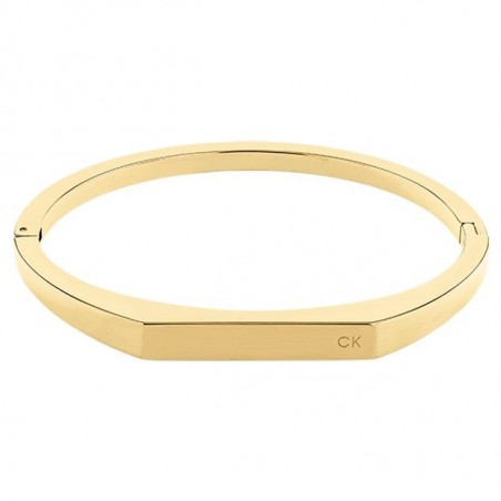 Bracelet Calvin Klein, collection Sculptural Faceted, bijou acier référence 35000046